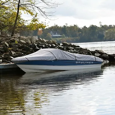 Budge 600 Denier Mooring Boat Cover | Fits V-Hull Fishing Boats | 4 Sizes • $195.46