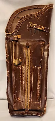Vintage King Sport Line Brown Leather Back Quiver • $64.99