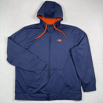 The North Face Sweatshirt Mens XXL Blue Hoodie Outdoors Hiking Camping Casual • $25