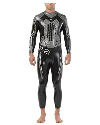 2022 2XU P:2 Propel Men’s Triathlon Wetsuit Black / Silver • $359.20