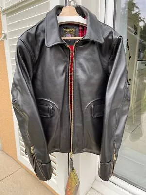 New Vanson Ike Leather Jacket Sz 40 L • $490