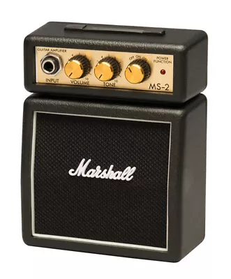 £34.27 • Buy Marshall MS-2 Micro Stack Guitar Amp, Black (NEW)