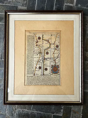 Circa 1720 Owen & Bowen Map From Britannia Depicta • $50