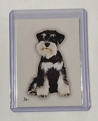 Miniature Schnauzer Limited Edition Artist Signed “Man’s Best Friend” Card 2/10 • $19.95