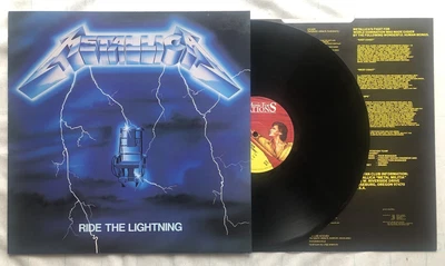 £20 • Buy Metallica - Ride The Lightning (1986) - Lp - 2nd Press - Uk - Rare! Ex++!