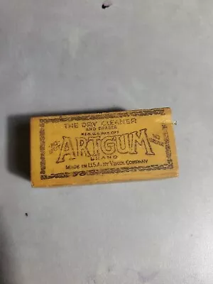 Vintage ArtGum Eraser By Viscol Company Made In USA • $3