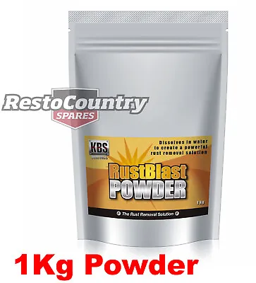 KBS Rust Blast POWDER 1kg Rust Removal And Corrosion Prevention Clean Rustblast • $64.50