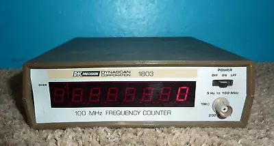 B&K Precision Model 1803 Frequency Counter 100MHz Free Shipping • $44.95