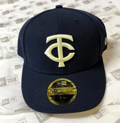 Minnesota Twins New Era MLB 2023 AC Low Crown ALT 59FIFTY Fitted Hat~ Navy Cream • $29.99