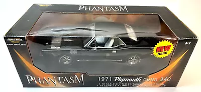 American Muscle 1:18 1971 Plymouth Cuda 340 Phantasm Movie Car New Boxed Diecast • $44