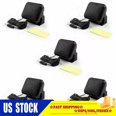 $65.99 • Buy 5x Mini Size Na NSP-100 External Speaker For Yaesu Kenwood Icom CB Radio SP USA