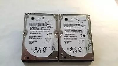 Lot Of 2 Seagate Momentus 7200.2 80GB 7200RPM SATA 3Gbps 8MB Cache 2.5  Internal • $29.95