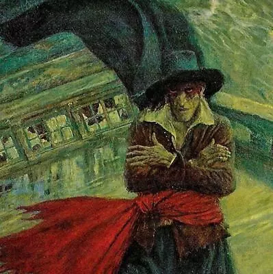 1900 Howard Pyle Of The Brandywine Artists  The Flying Dutchman   For Collier's • $14