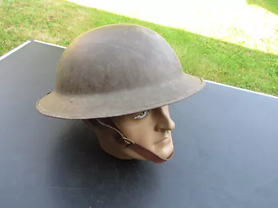 Helmet Brodie Officer English 1915-1918 Original WW1 GB Tommy Rare • $1475.32