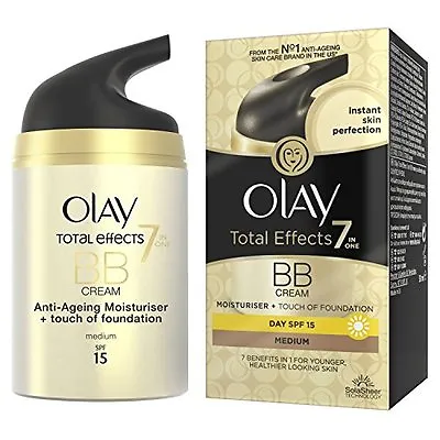 Olay Total Effects 7-in-1 Touch Of Foundation BB Moisturiser Medium 50 Ml • $25.09