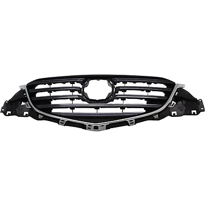 Grille Assembly For 2016 Mazda CX-5 Chrome Shell With Painted Dark Gray Insert • $127.67