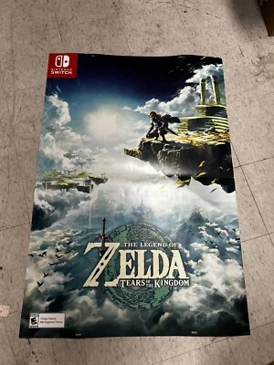 $100 • Buy Legend Of Zelda Tears Of The Kingdom GameStop Window Poster