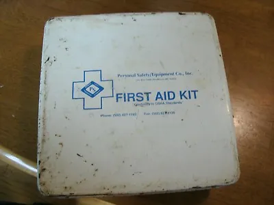 Personal Safety Equipment Company First Aid Kit Cabinet Wall Mount With Contents • $39.99