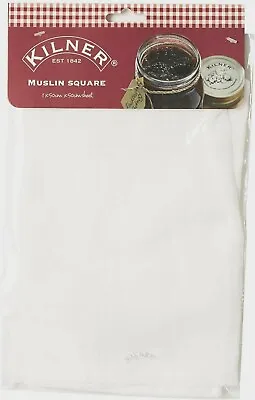 Kilner Muslin Square For Making Jam Marmalade Jellies Preserves 50 X 50cm New  • £4.48