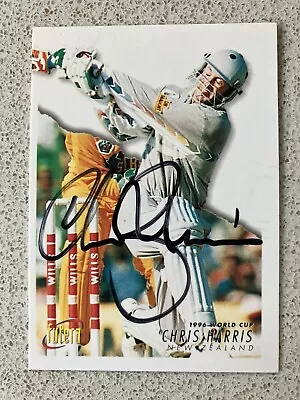 Chris Harris Signed Cricket Card 1996 World Cup • $22