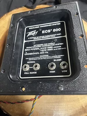 Peavey ECS 800 Crossover Controls. Equalized Crossover System ECS 800 • $75