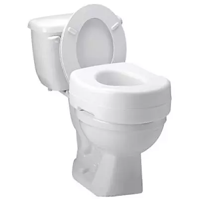 Elevated Toilet Seat Riser Handicap Tall Home Nursing Booster Standard Elongated • $50.21