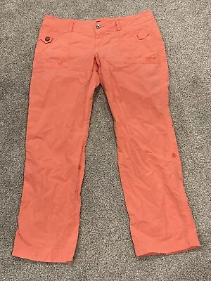 Marmot Women's Hiking Outdoor Pants Size 14 Orange • $12.99