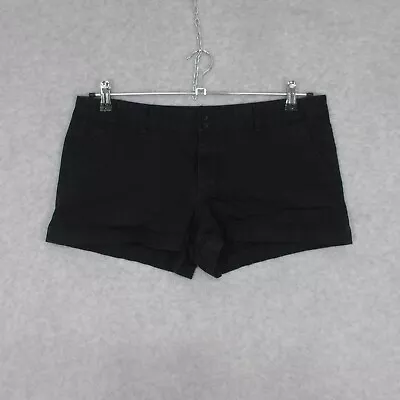 Mossimo Junior's Shorts Black Booty Shorts Mid Rise Size 15 • $9.46