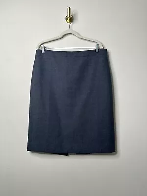 J. Crew Charcoal Grey Wool No. 2 Pencil Skirt Lined Women's 12 • $20