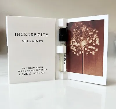 £2.55 • Buy 1 X Incense City All Saints Eau De Parfum Spray 1.5ml Sample Women's Perfume