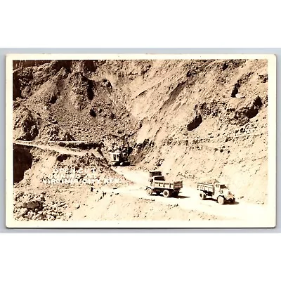 Postcard Vintage Open Cut Mining At Virginia City Nevada RPPC 0425 • $12.66