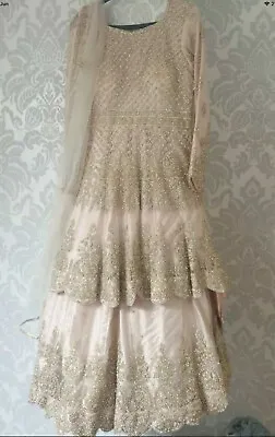£159.99 • Buy Asian Indian Wedding Dress Suit (lengha In Excellent Condition Size Small