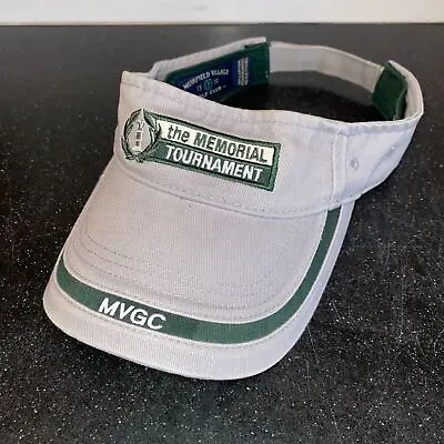 MVGC Golf Visor Muirfield Village Golf Club Gray Memorial Tournament Vintage Hat • $13.99