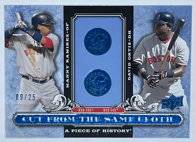 2008 UD Cut From The Same Cloth Blue David Ortiz Manny Ramirez #CSC-OR #09/25 • $19.99