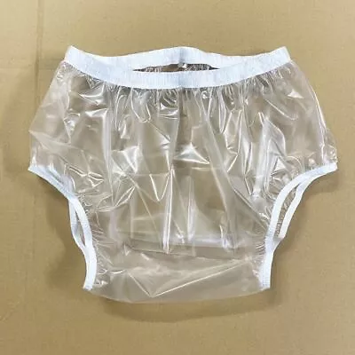 Soft PVC Rubber Pants Briefs Diaper Pants Incontinence Briefs Adult Baby LOVE • $28.27