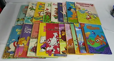Set Of 19 Vintage Walt Disney Wonderful World Of Reading Books - Mostly 70s • $17.54