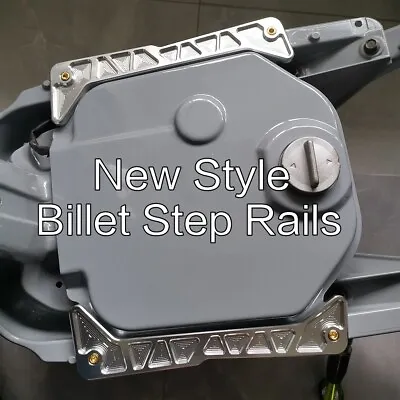 CNC Billet Step Rails Side Steps Fof Honda Ruckus GY6 Zoomer AF58 Scooter Silver • $69