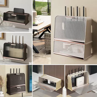 Cable WIFI Tidy Box Cable Management Organiser Box Storage Case Wall / Standing • £9.95