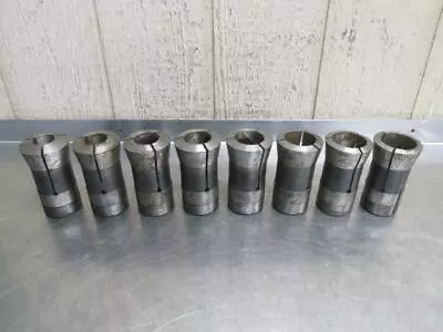 Lot Of 8 Crawford Tru-Grip No. 9267 Collets Metal Lathe Collet 1-3/16  To 2  • $159.99