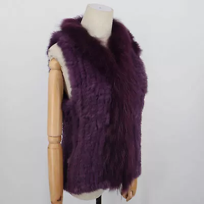 Fur Vest High-end Women Sleeveless Fur Vests Fur Jacket Women Coat • $99.66