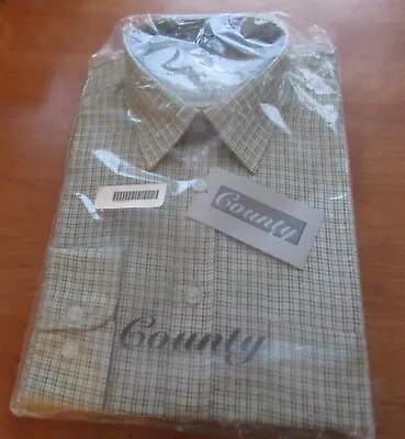 Mens County Country Check Shirt Size 16 Bnwt • £12.99