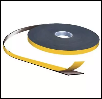 £8.10 • Buy Double Sided UPVC Glazing Foam Tape Black & White Window Security Tape Various