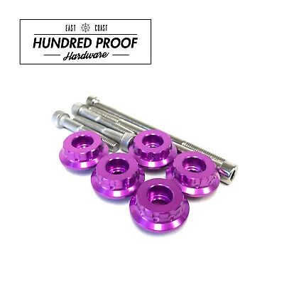 HUNDRED PROOF HARDWARE D Series Valve Cover Hardware D15b D16z6 D16y8  [Purple] • $69.99