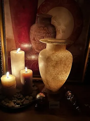 Egyptian Hand-Carved Alabaster  Candle Holder GiftPatio Decorstone • £72.39