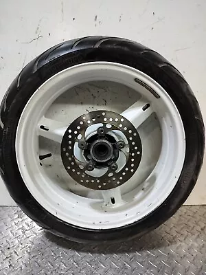 2001 2005 Suzuki Gsxr 600 Gsxr 750 Oem Rear Wheel With Rotor Damaged • $54