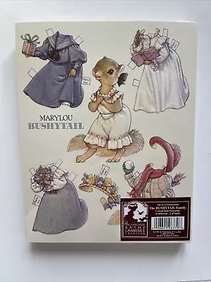 Shackman Bushytail Family Marylou Benjamin Embossed Cut Out Doll Postcards NOS • $16.50