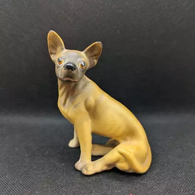 Vintage Ucagco Japana Chihuahua Dog Figurine Porcelain - No Damage Matte Finish • $8.50