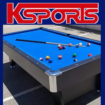 Pool Table 8ft Pub Size Snooker Billiard Table 25mm Table Top - New • $699