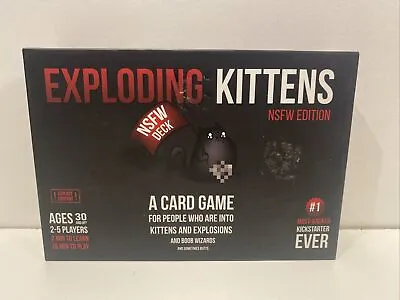 Exploding Kittens Card Game NSFW Deck 2-5 Players Complete With 56 Cards D3 • $29.95