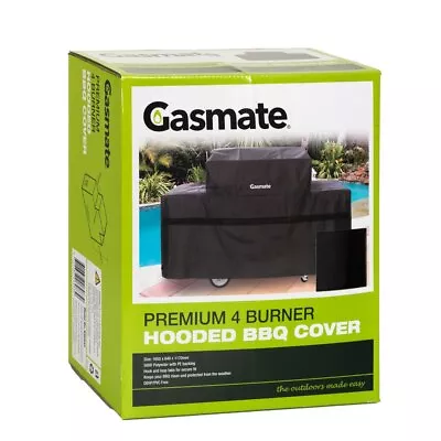 Gasmate 4 Burner Hooded BBQ Cover Premium BAC843 4 Burner Gasmate Barbeques/BBQ • $59.99